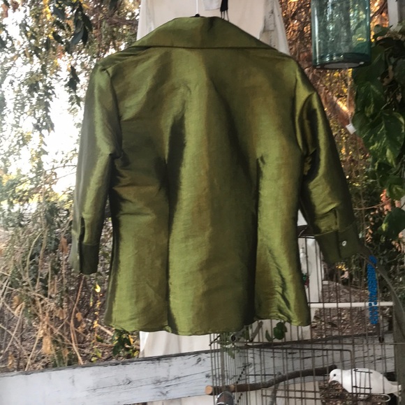 💫✨🌜Green or Gold Space Witch Pinup Blouse🌛✨💫 - Picture 5 of 6